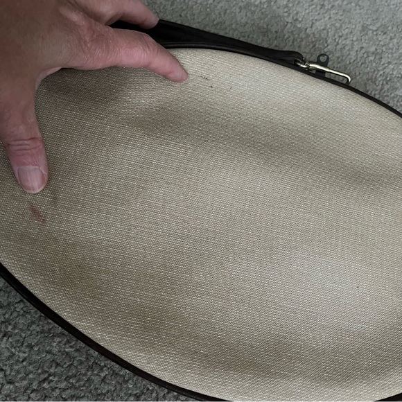 Vintage Tennis Cover Upcycle to Crossbody bag ABC Wide World of Sports 1960s - Picture 4 of 10